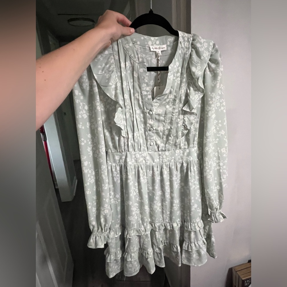 Floral Green dress